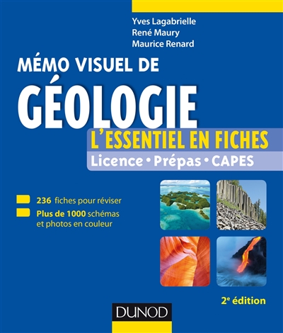 Mémo visuel de géologie: L'essentiel en fiches et en couleurs