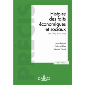 Histoire des faits économiques et sociaux de 1945 à nos jours 5ed