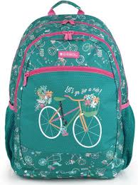 Gabol Sac à dos adaptable au chariot Fiori., turquoise, Medidas: 34x46x20 cm