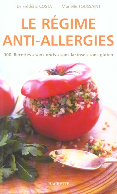 Le régime anti allergie, livre de cuisine