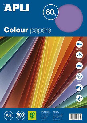 Apli 15286 - Assorted Intense Color A4 Paper 210X297Mm 80G
