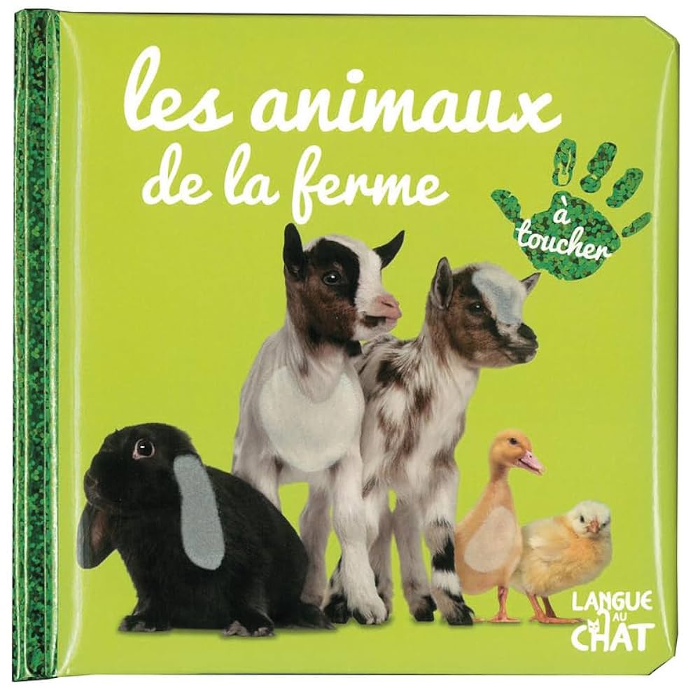 Bébé touche-à-tout - Les animaux de la ferme - Imagier photo avec matières à toucher - Dès 12 mois