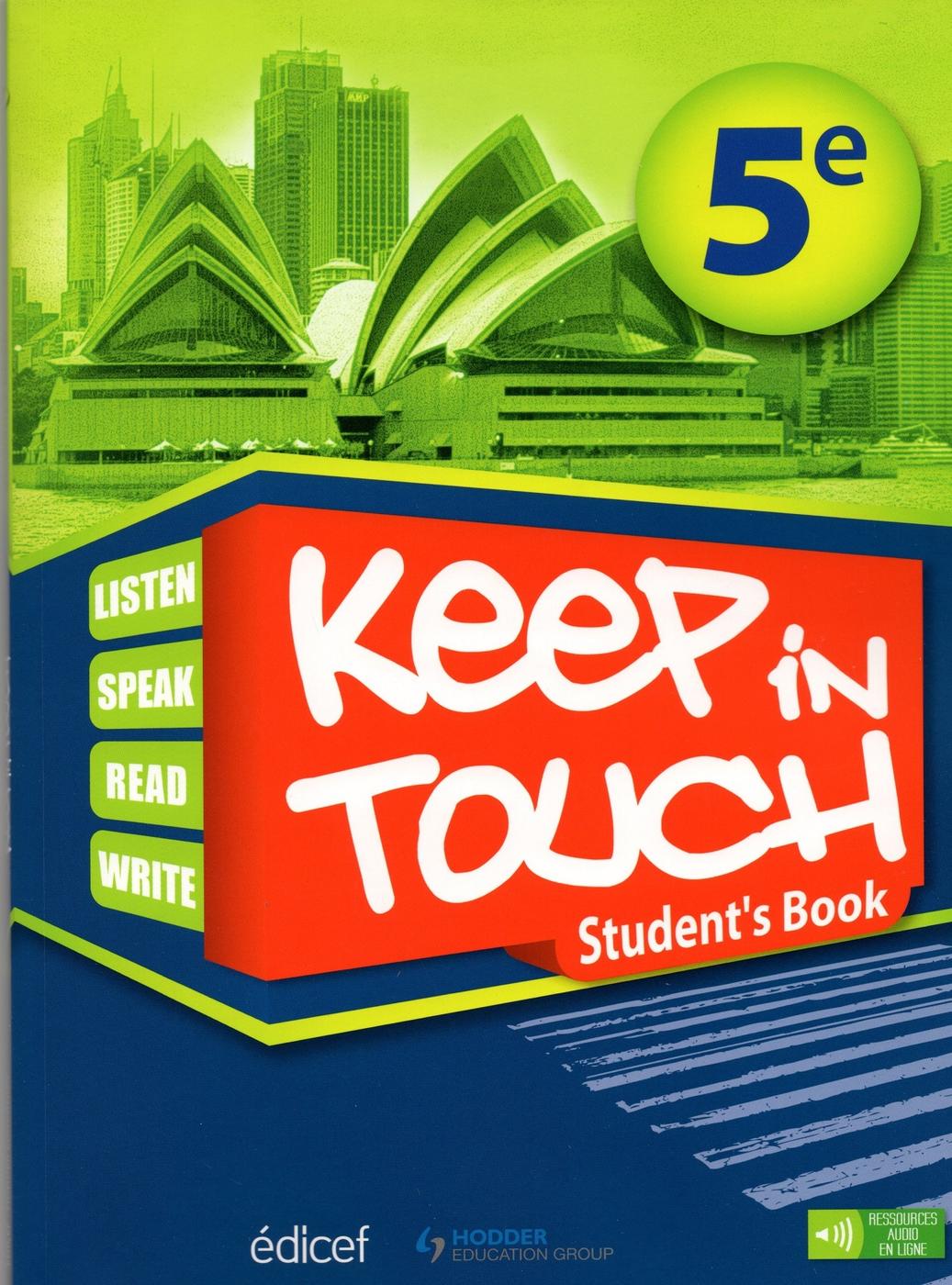 Keep in touch 5eme stuent's book
