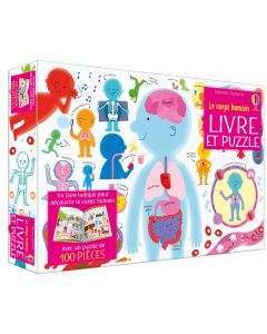 Livre Usborne avec puzzle, le corps humain