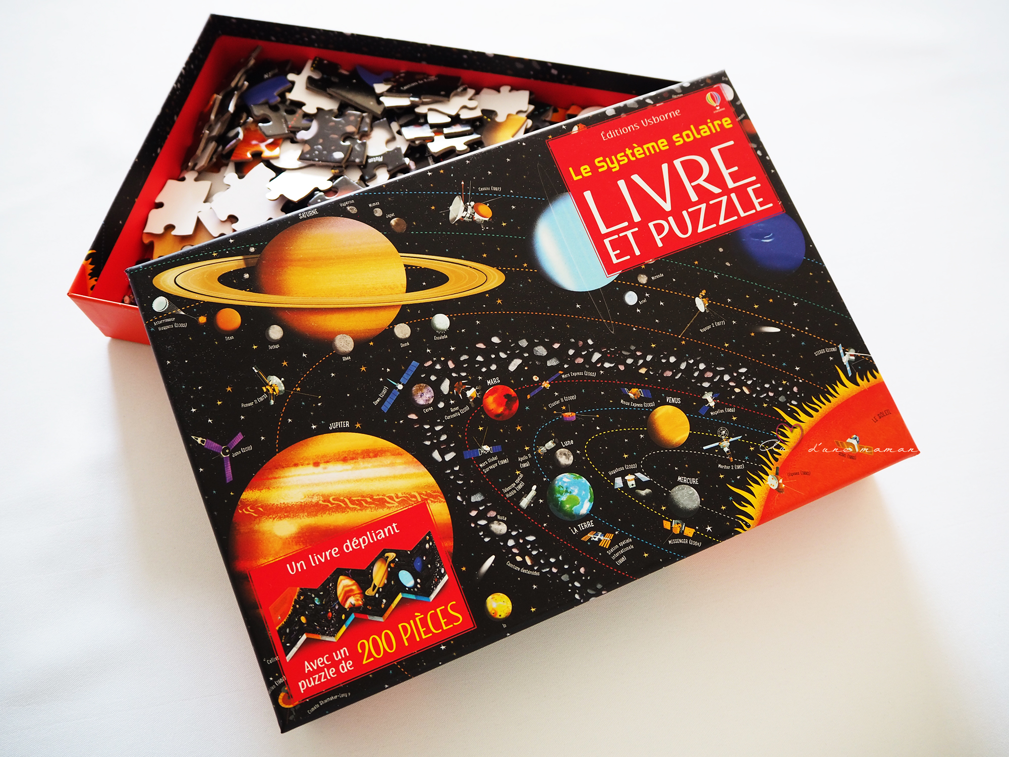 Coffret Le système solaire (Livre et puzzle)
