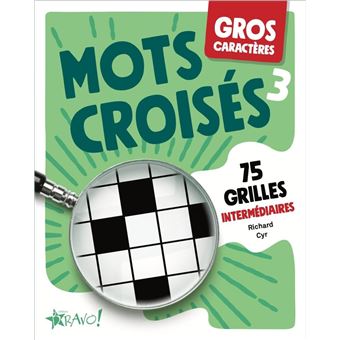 Gros caractères - Mots croisés 3