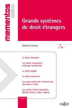 Grands systèmes de droit étrangers (6e édition)