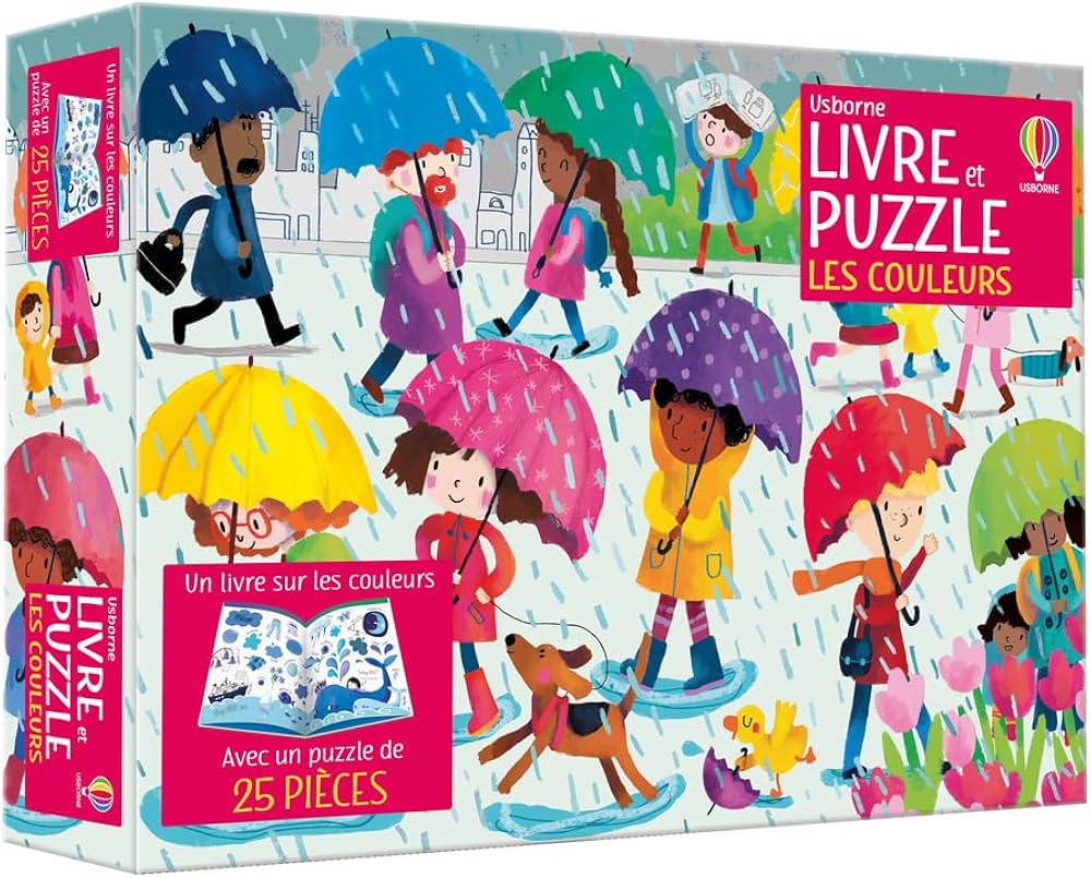 Les couleurs - Coffret Livre et puzzle