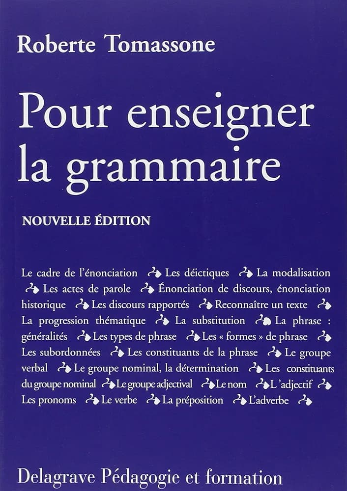 Pour enseigner la grammaire ||